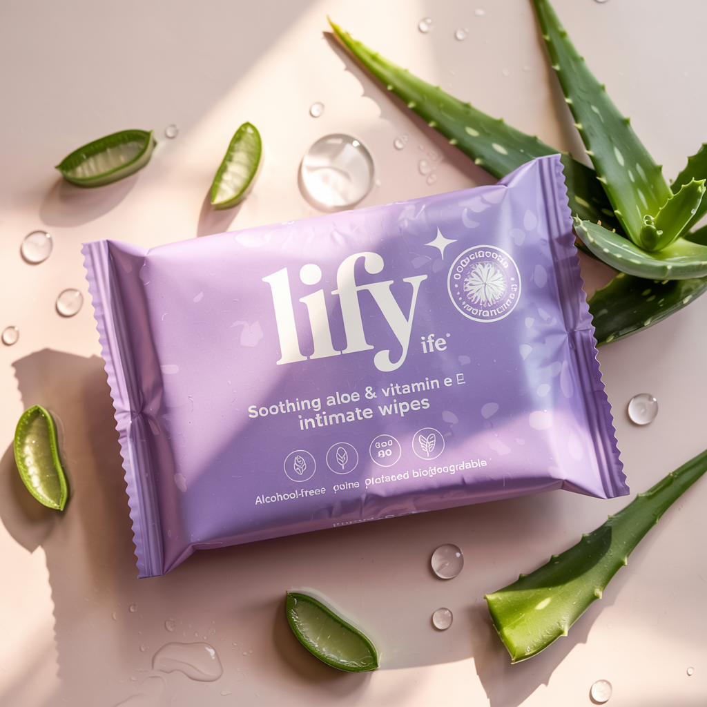 Lify Life Intimate Wipes – Gentle, pH-Balanced Hygiene On-the-Go
