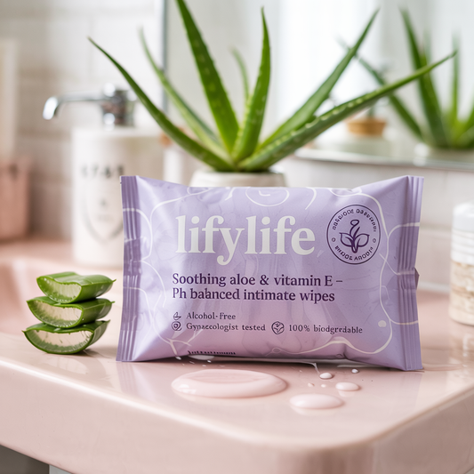 Lify Life Intimate Wipes – Gentle, pH-Balanced Hygiene On-the-Go